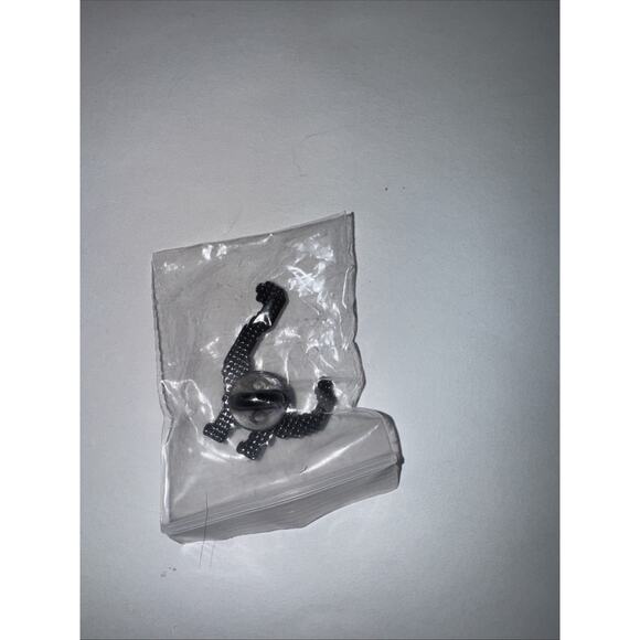 White Pixelated Dinosaur Pin Brooch - Picture 2 of 2